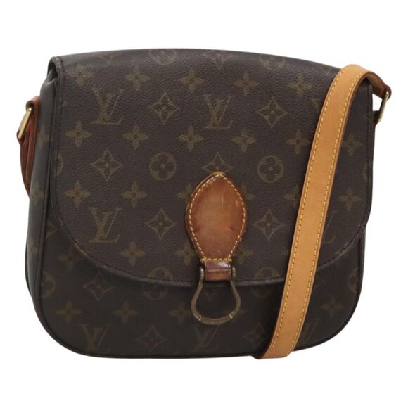 LOUIS VUITTON Monogram Saint Cloud GM Shoulder Bag M51242 LV Auth 126669 - Picture 1 of 16